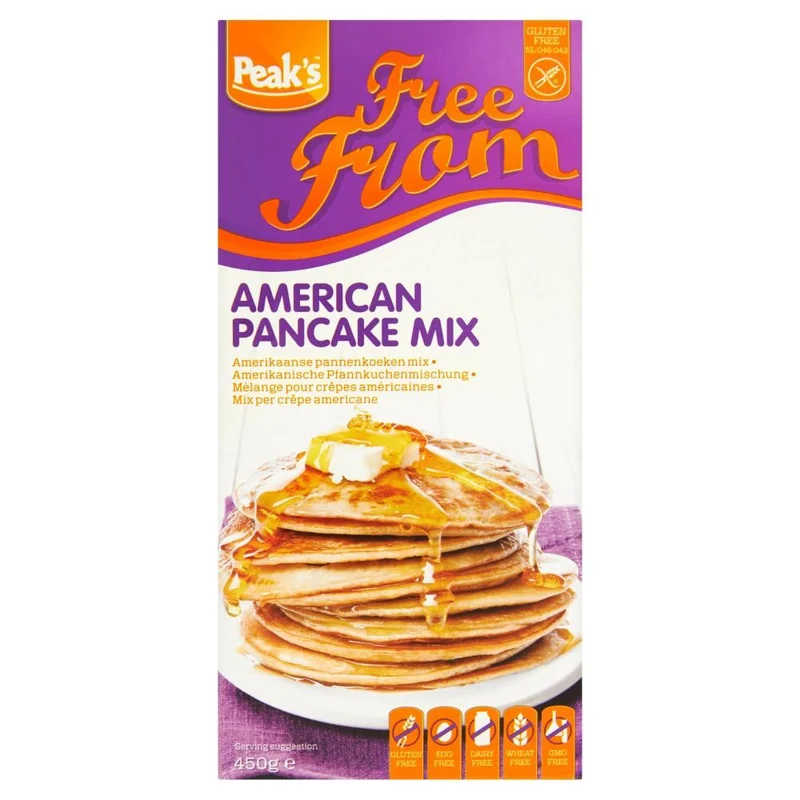 Peaks Free From American Pancake Mix 450 gram