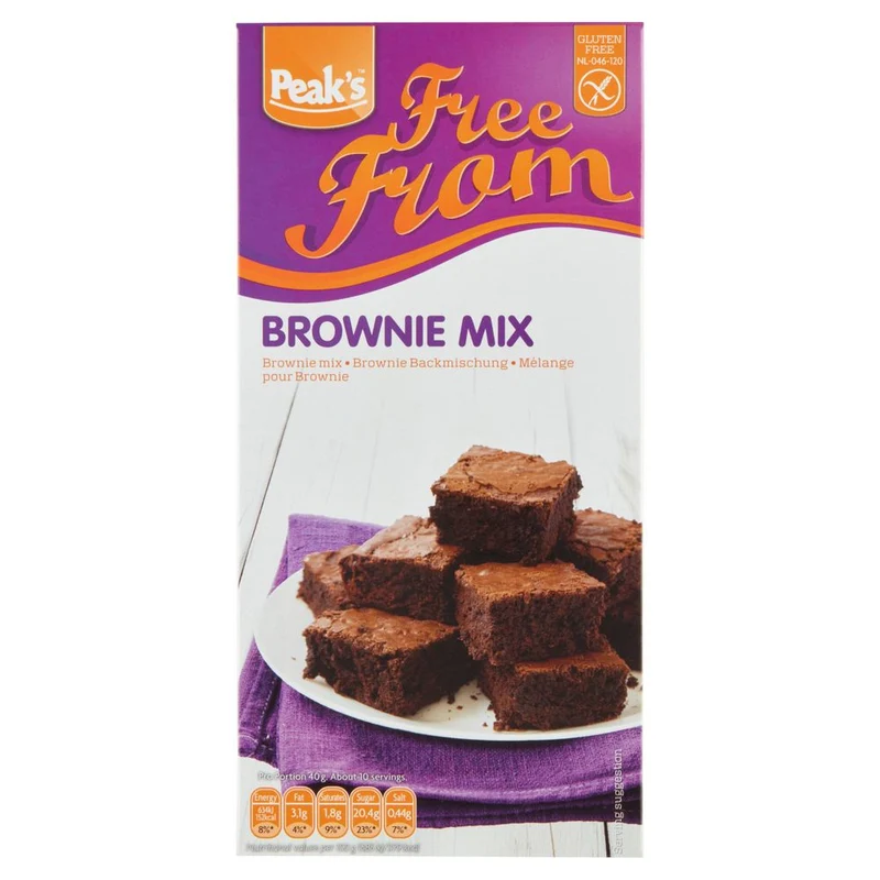 Peak's Free From Brownie Mix 400 gram