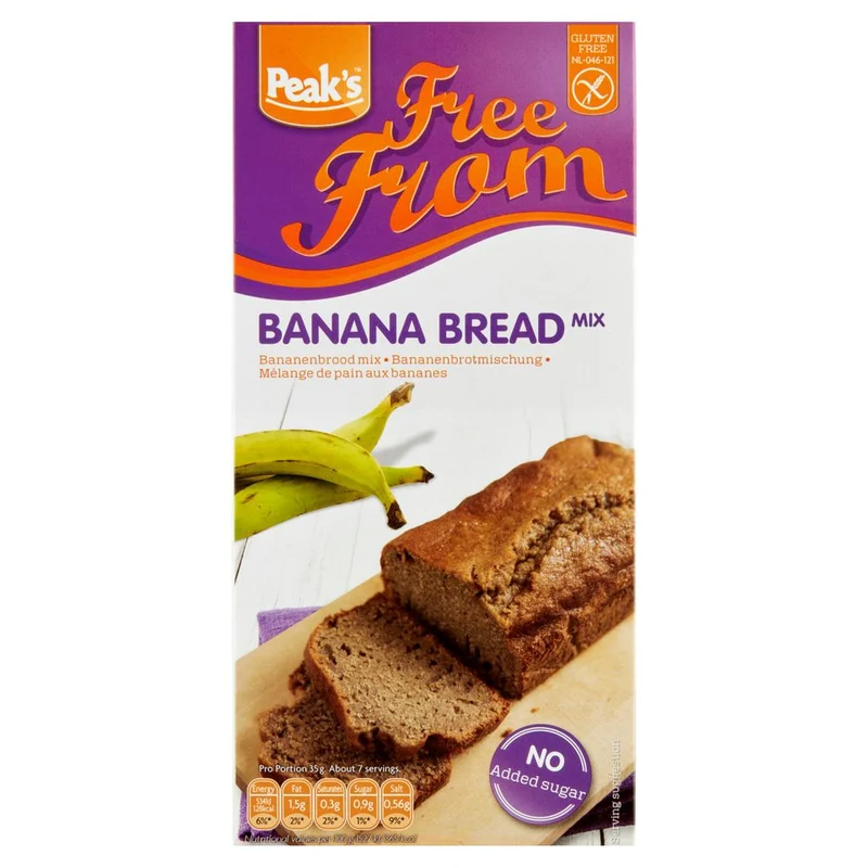 Peak's Free From Bananenbrood Mix 250 gram