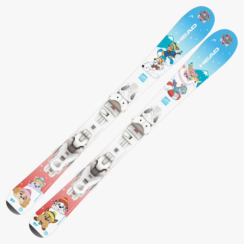 2025 Head Paw Patrol JR Skis W/ Head JRS 4.5 GW Bindings